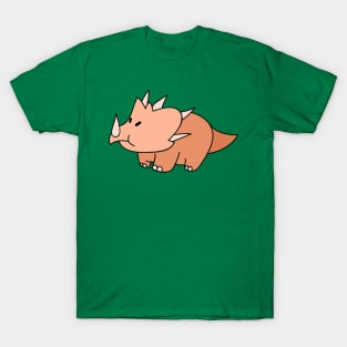 Beige Triceratops T-Shirt